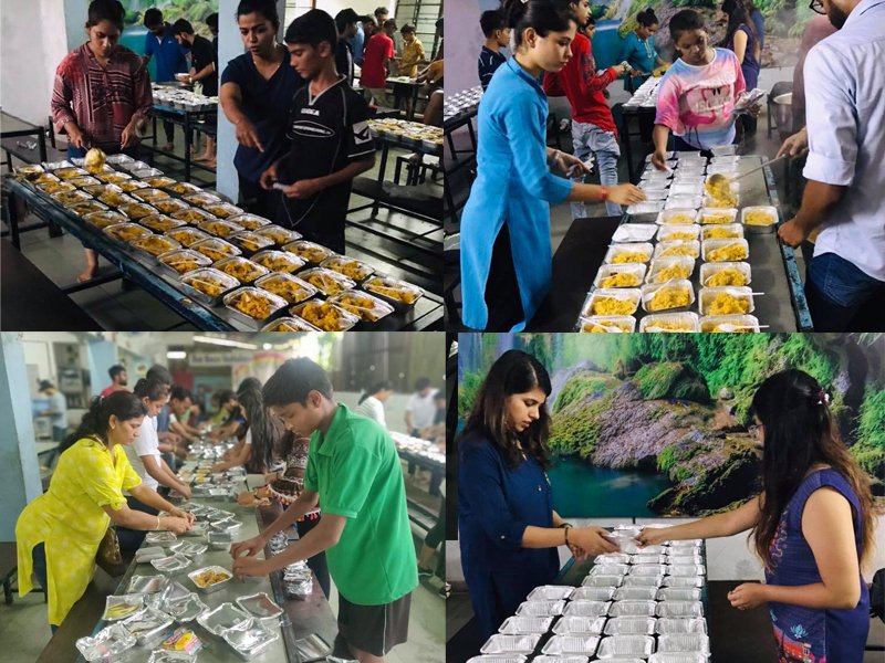 Helping poor with food support