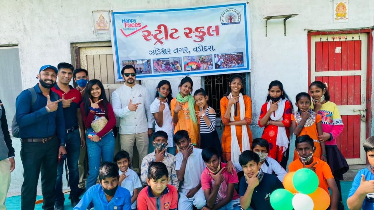 Street school activity Vadodara