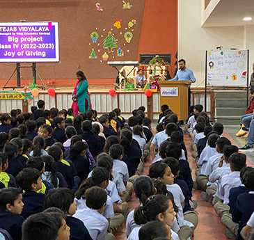 NGO volunteers engaged in social support work