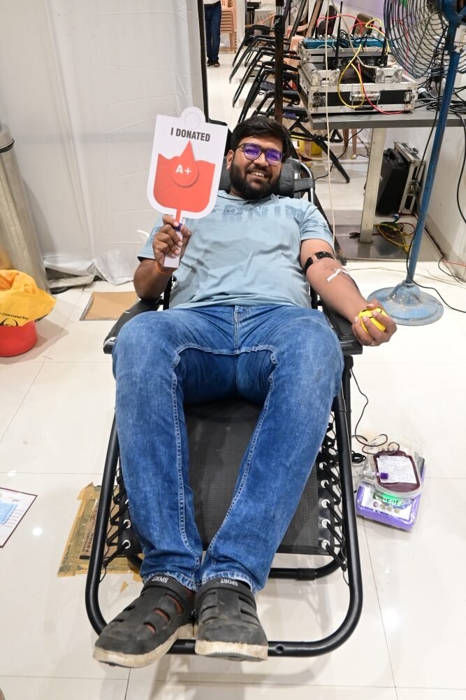 Happy Faces Vadodara blood donation volunteer