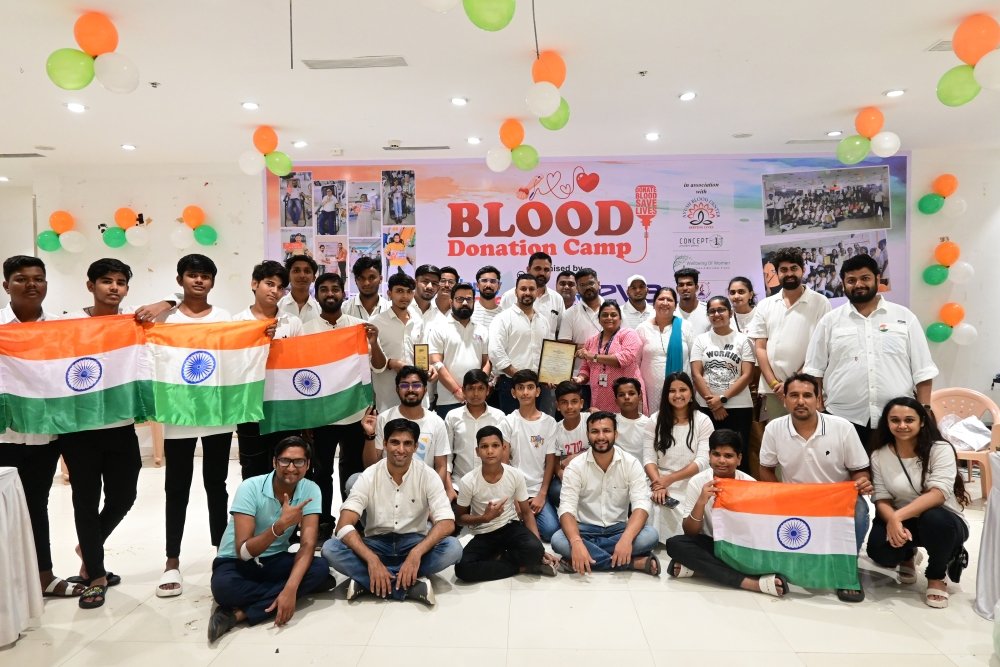 Happy Faces Vadodara blood donation camp