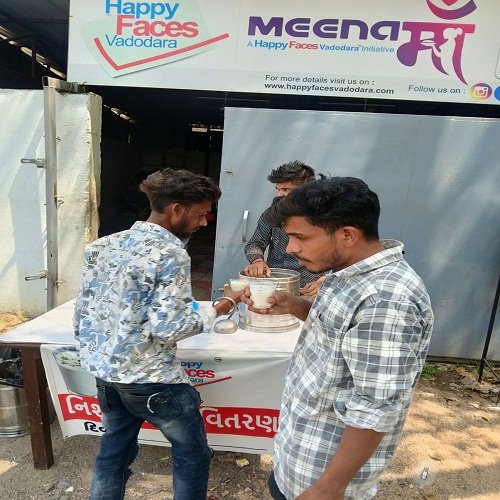 Free summer chaas service at Meena Maa Kitchen Vadodara