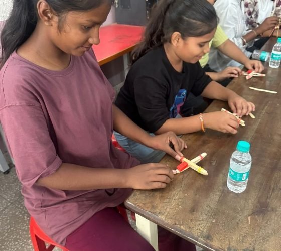 Social work internship activity with children